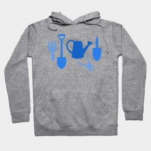 Garden Blue Hoodie